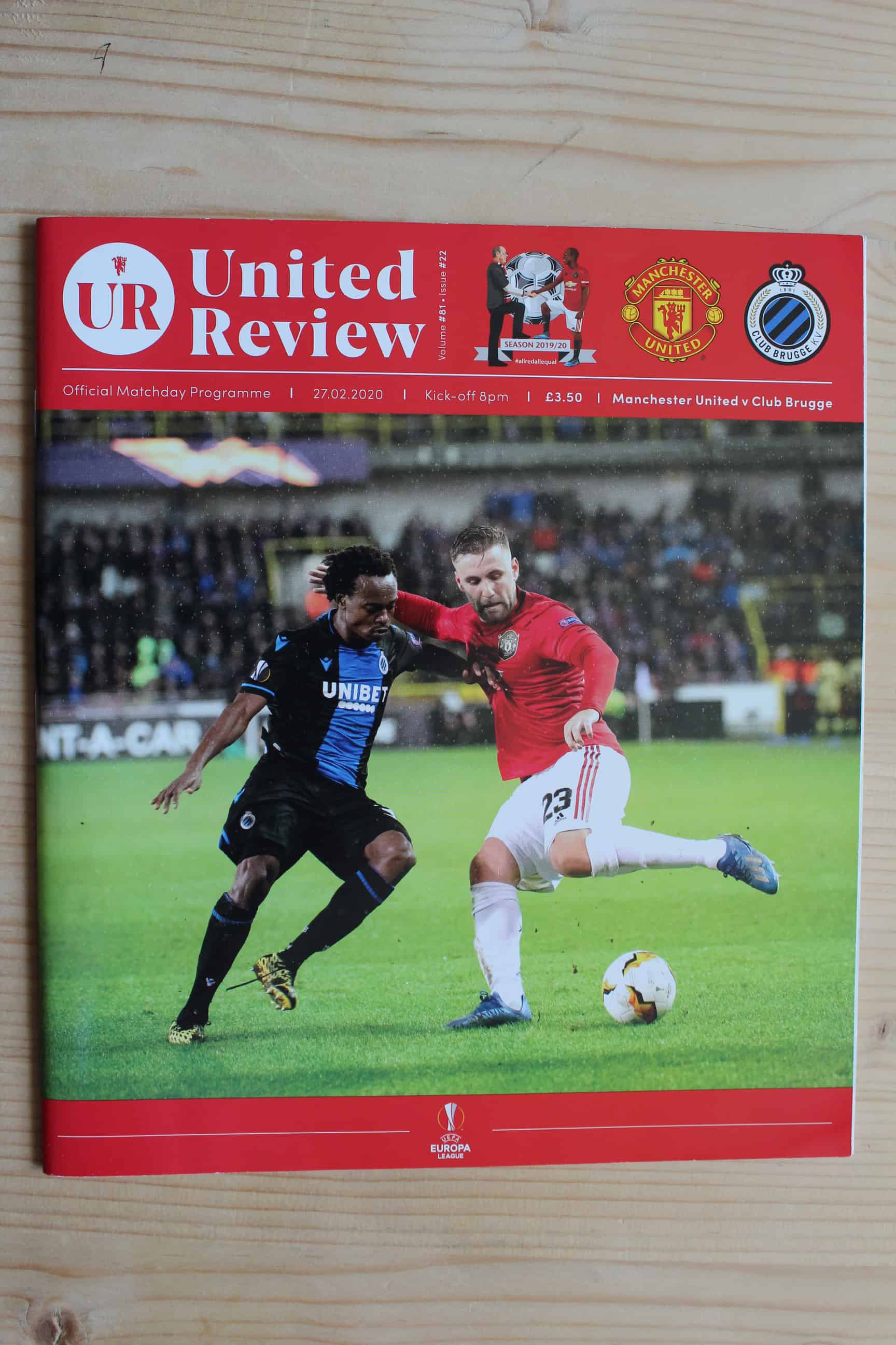 Manchester United FC v Club Brugge